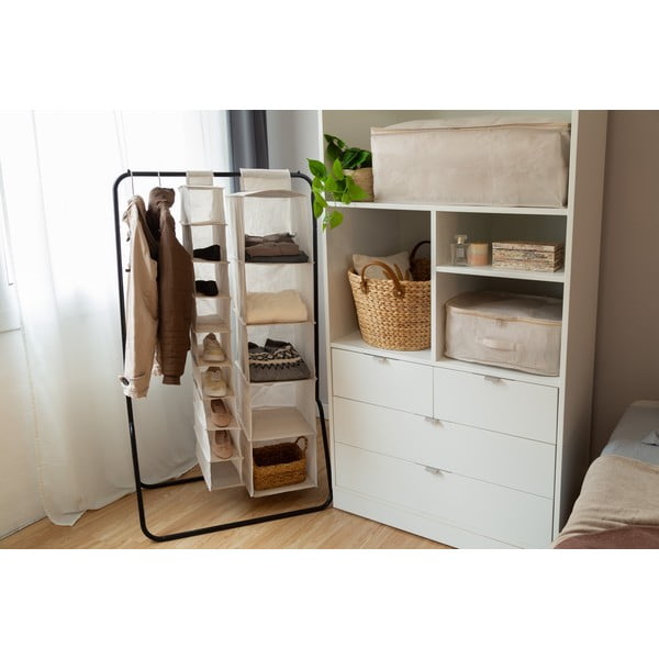 Cutie de depozitare pentru haine din material textil Nancy – Compactor-image-3