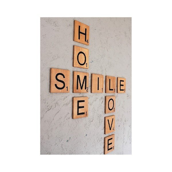 Decorațiune din mai multe părți pentru perete Scrabble-image-1