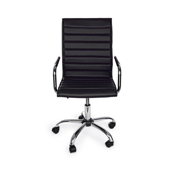 Scaun de birou negru din imitație de piele Perth – Yes Everyday-image-2