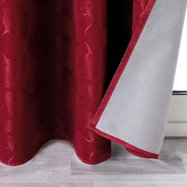 Draperie burgundy blackout 140x260 cm Lunella – douceur d'intérieur-image-3