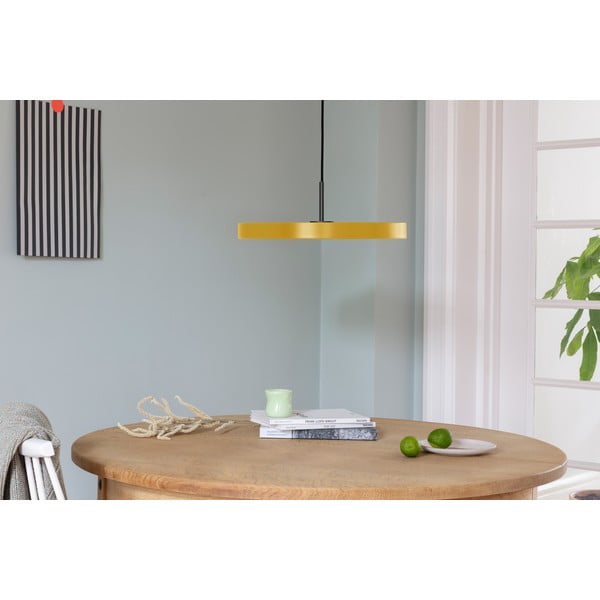 Lustră galben ocru LED cu abajur din metal ø 43 cm Asteria Medium – UMAGE-image-1