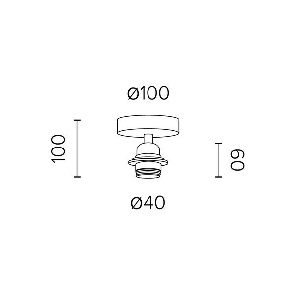 Plafonieră Sotto Luce Uno Plus, alb-image-1