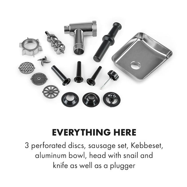 Mașină electrică de tocat carne Klarstein Kraftprotz-image-3