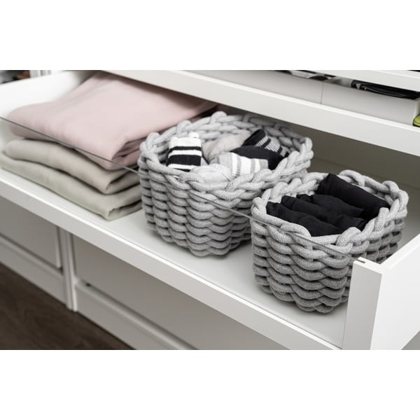 Coș de depozitare pentru baie din material textil Tia – Wenko-image-2