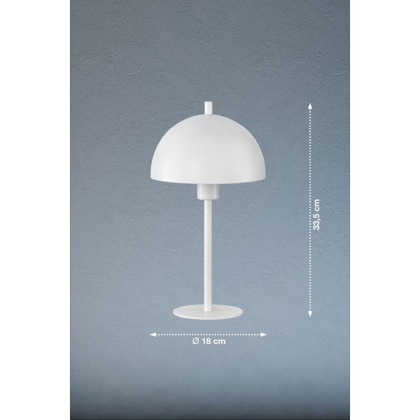 Veioză albă cu abajur din metal (înălțime 33,5 cm) Kia – Fischer & Honsel-image-3