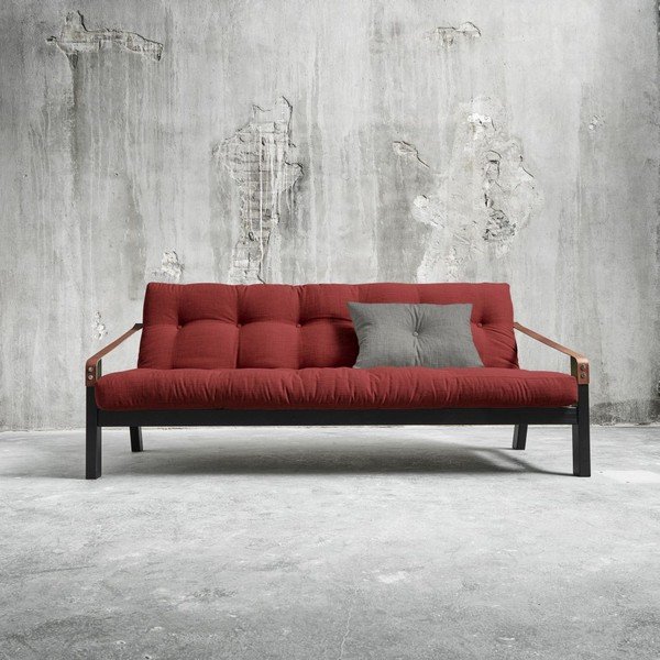 Canapea extensibilă Karup Poetry Black/Passion Red/Granite Grey-image-2