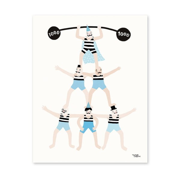 Poster Michelle Carlslund Acrobats, 30 x 40 cm