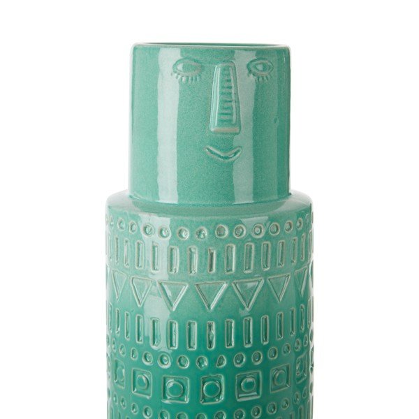 Vază din gresie ceramică Premier Housewares Mimo, verde pastelat-image-2