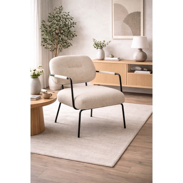 Fotoliu bej Dillon – Actona-image-1