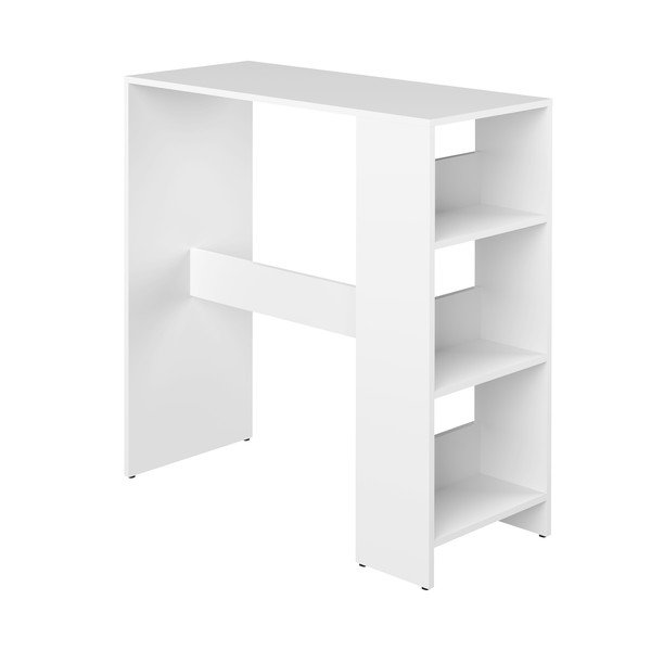 Masă de bar albă 94x40 cm Gavarnie - TemaHome -image-2