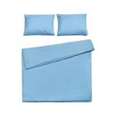 Lenjerie pentru pat dublu din bumbac Bonami Selection, 200 x 200 cm, albastru azuriu
