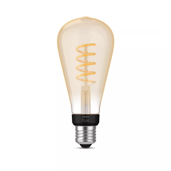 Bec smart cu filament E27, 7 W White ambiance – Philips Hue