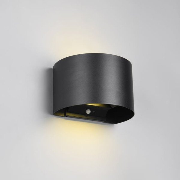 Corp de iluminat pentru exterior LED de perete cu senzor de mișcare (înălțime 10 cm) Talent – Reality-image-1