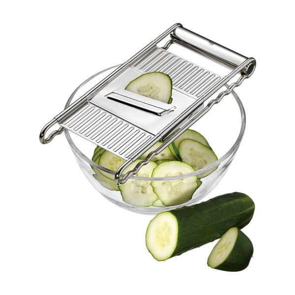 Răzătoare din oțel inoxidabil cu 4 accesorii interschimbabile WMF Cromargan® Gourmet-image-3