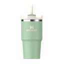 Termos verde salvie cu pai din oțel inoxidabil 600 ml Quencher H2.0 FlowState Tumbler Pistachio – Stanley
