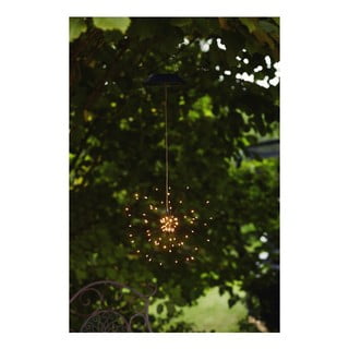 Decorațiune solară LED suspendată cu diode albe Star Trading Firework, înălțime 50 cm