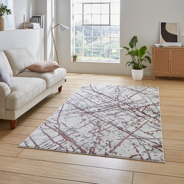 Covor roz/gri deschis 120x170 cm Artemis – Think Rugs-image-2