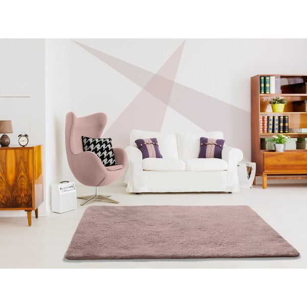 Covor Universal Alpaca Liso, 80 x 150 cm, roz-image-1