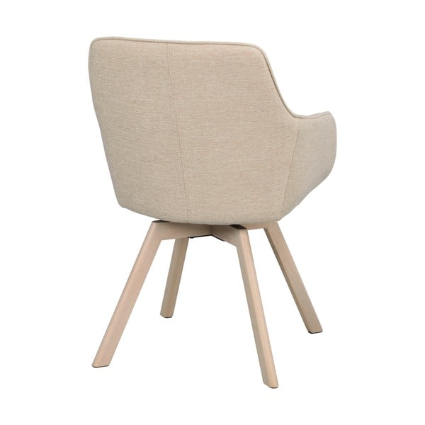 Set de scaune de sufragerie bej 2 buc. tapițat Alison – Rowico-image-4