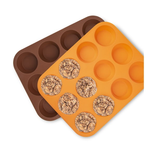 Formă de copt pentru brioșe din silicon 25x32,5 cm – Orion-image-2