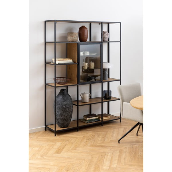 Bibliotecă   cu aspect de lemn de stejar 135x185 cm Seaford – Actona-image-1
