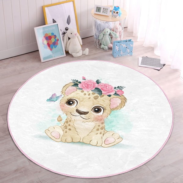 Covor pentru copii alb ø 120 cm Comfort – Mila Home-image-2