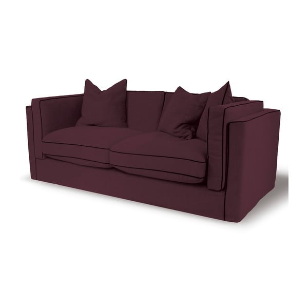 Canapea cu 2 locuri Rodier Organdi, violet închis