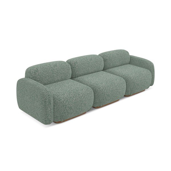 Canapea modulară verde-deschis 270 cm Ailani – Makamii-image-2