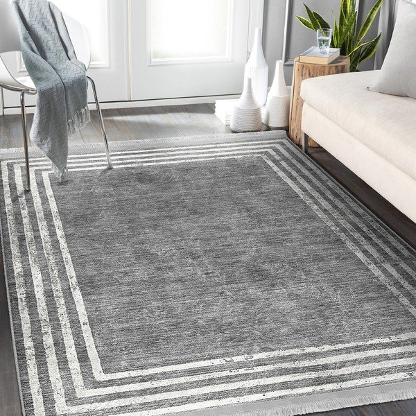 Covor gri 80x150 cm – Mila Home-image-1