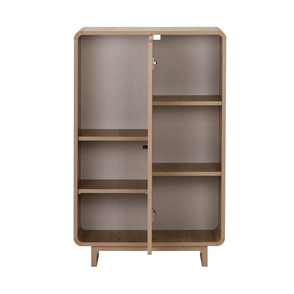 Dulap în culoare naturală deschisă cu aspect de lemn de stejar 70x110x34 cm Torina – Nordure-image-3