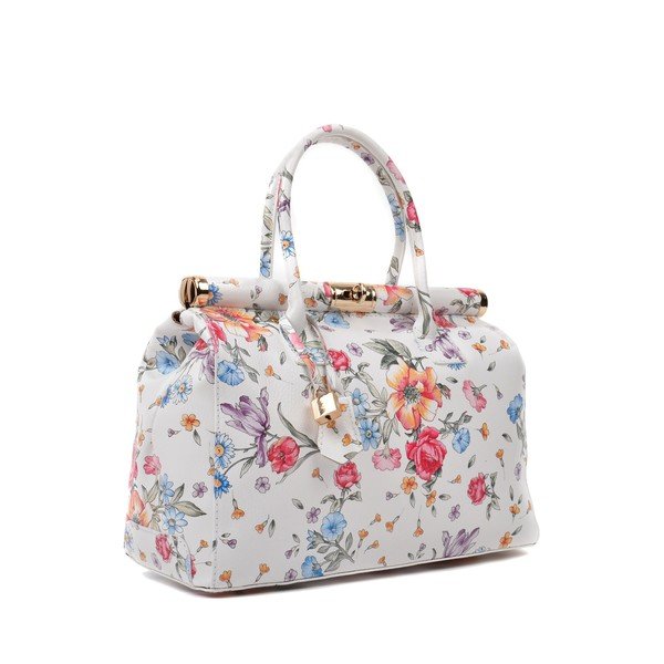 Geantă din piele cu model floral Renata Corsi-image-3