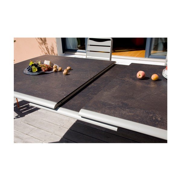 Masă  de grădină din aluminiu 100x200 cm Rotonde – Ezeis-image-2