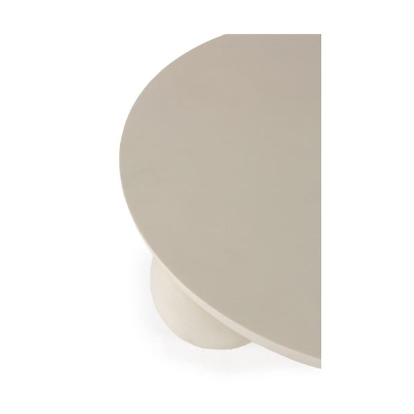 Măsuță de cafea bej rotundă din lemn de mango ø 90 cm Ailen – MOME-image-3