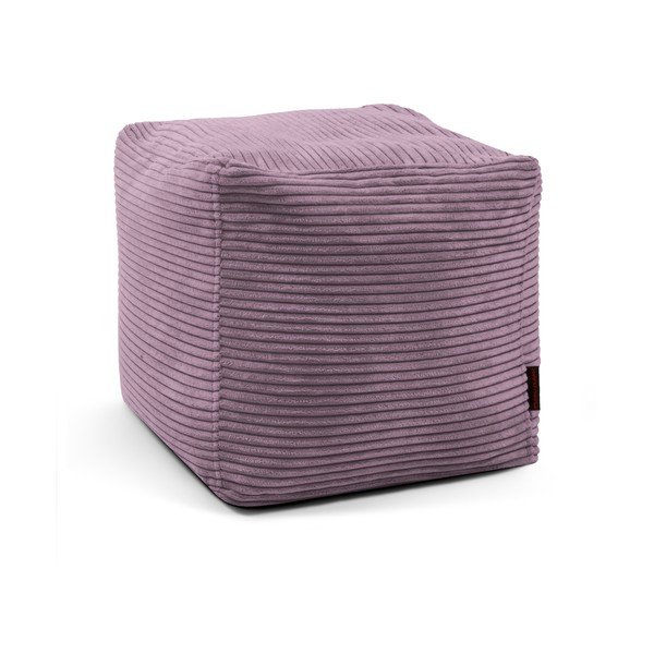 Fotoliu bean bag mov cu tapițerie din catifea reiată Up! MooG – SLOWDOWN