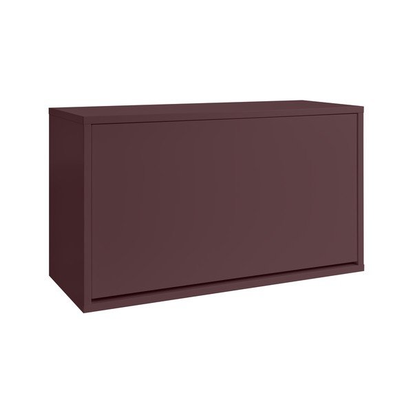 Pantofar burgundy cu deschidere înclinată/suspendat 70x30x40 cm – ReCollector