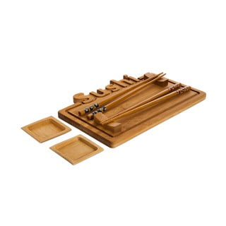 Set platou și bețișoare pentru sushi Bambum