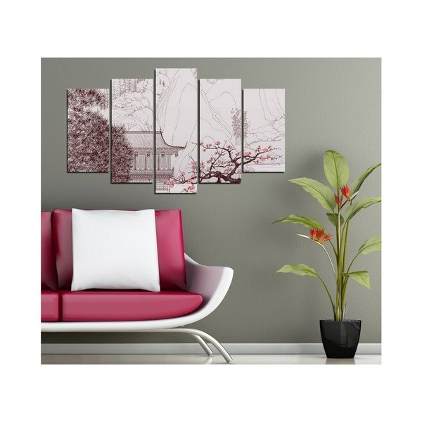 Tablou din mai multe piese 3D Art Calmo, 102 x 60 cm-image-1
