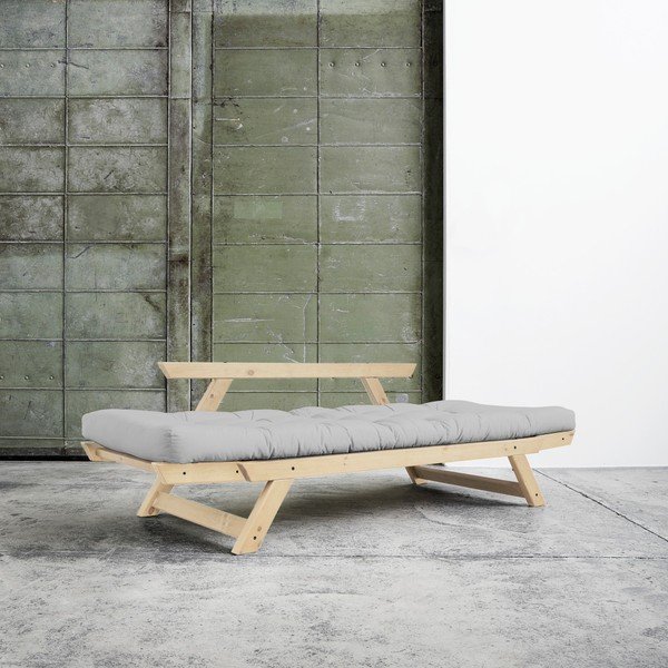 Canapea extensibilă Karup Bebop Natural/Light Grey-image-1