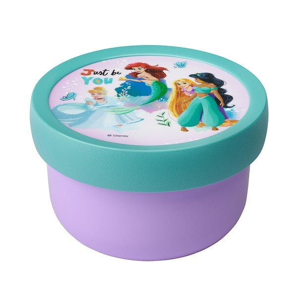 Cutie de gustări pentru copii cu furculiță Disney princess – Mepal