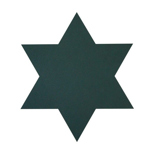 Suport pentru farfurii din piele ecologică 34,5x34,5 cm Star Nupo – LIND DNA