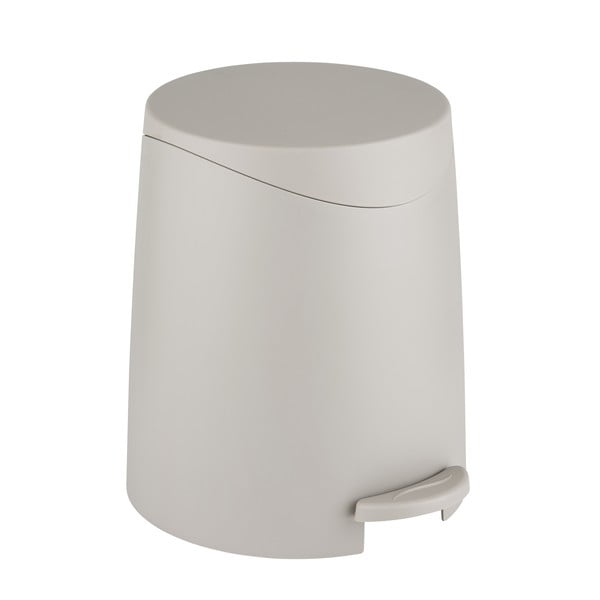 Coș de gunoi taupe cu pedală din plastic 3 l Portes – Allstar