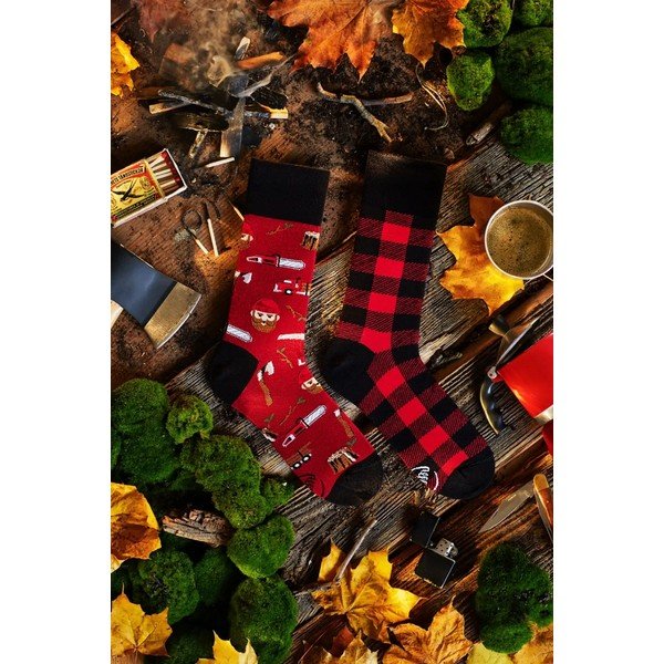 Șosete Many Mornings Lumberjack Life, mărime. 35-38-image-1