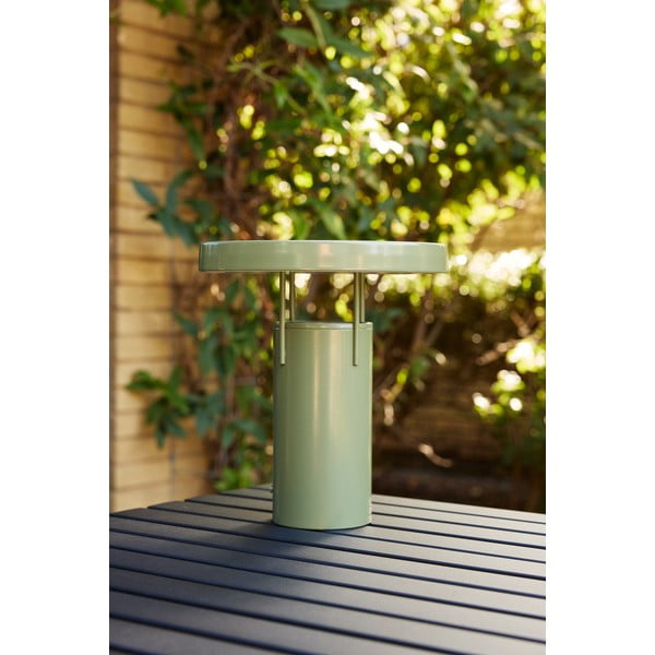 Veioză verde LED cu intensitate reglabilă cu abajur din metal (înălțime 28 cm) BringMe – Hübsch-image-4