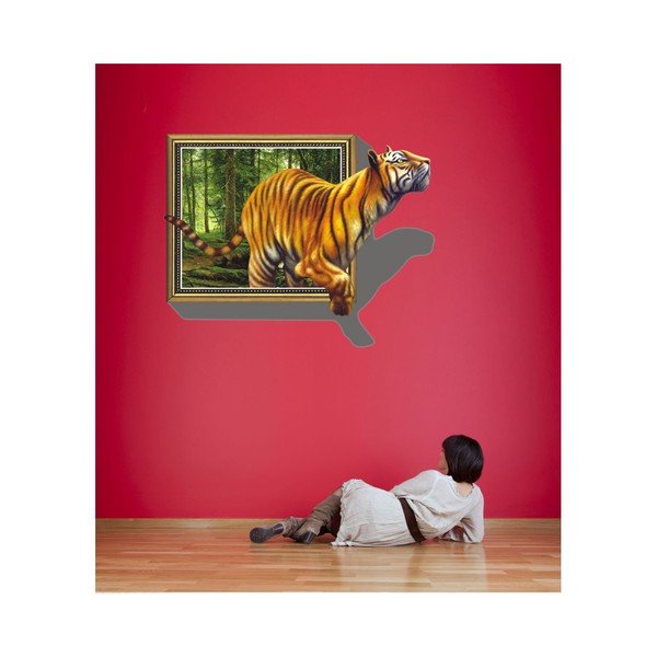 3D Autocolant Ambiance Tiger-image-2