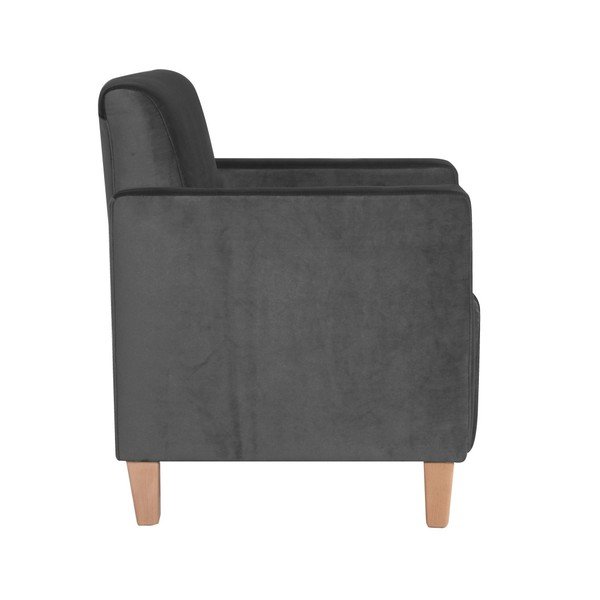 Fotoliu Max Winzer Milla Velvet, gri antracit-image-2