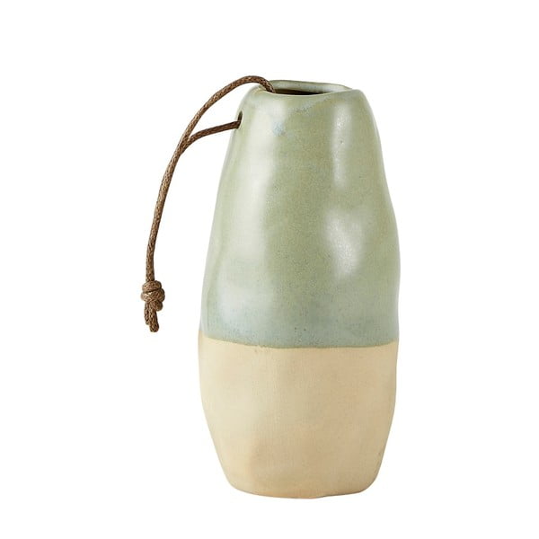 Ghivechi din ceramică, agățătoare din piele Villa Collection
