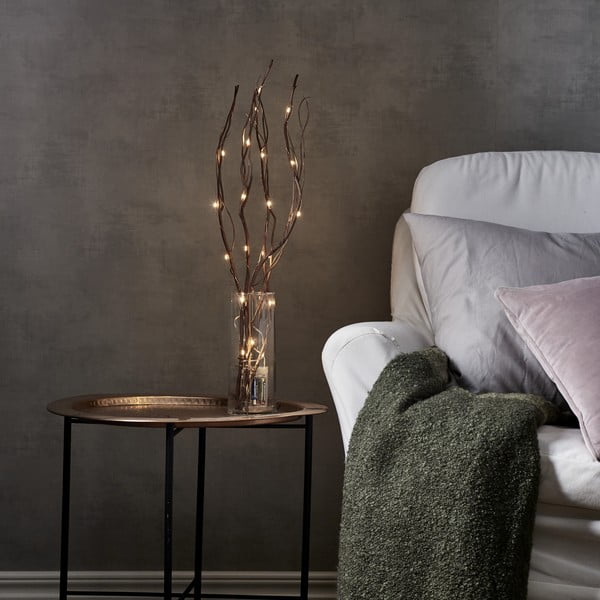 Decorațiune luminoasă maro ø 8 cm Willow – Star Trading-image-1