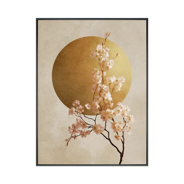 Tablou cu ramă imprimat 60x80 cm Cherry Blossoms – Styler