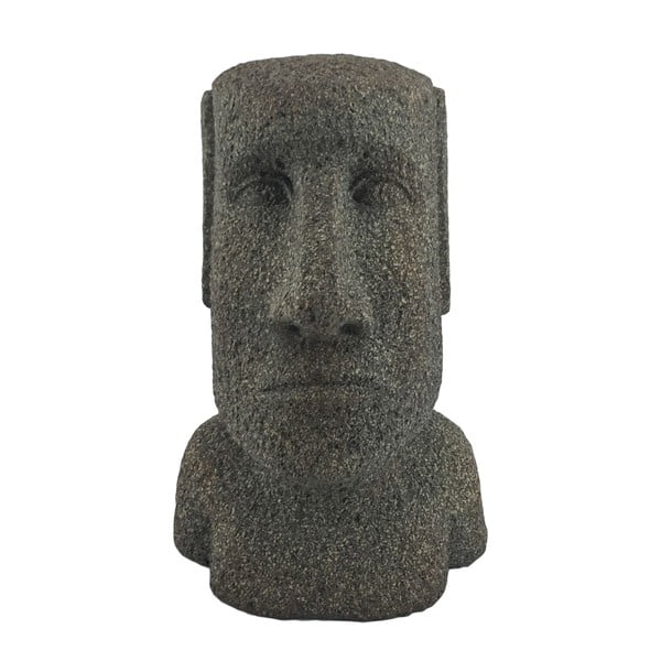 Statuetă de grădină din ceramică Easter Island – Garden Pleasure-image-1