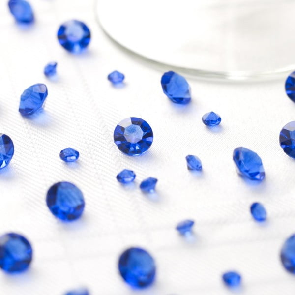Cristale decorative Neviti Party, 100 g, albastru închis